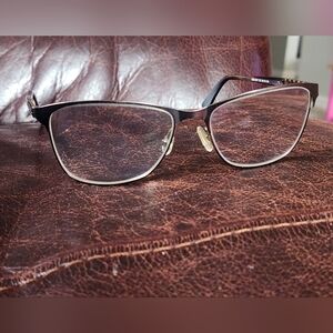 Stylish Black and Silver Women's Glasses